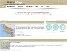 Tablet Screenshot of marinmap.org